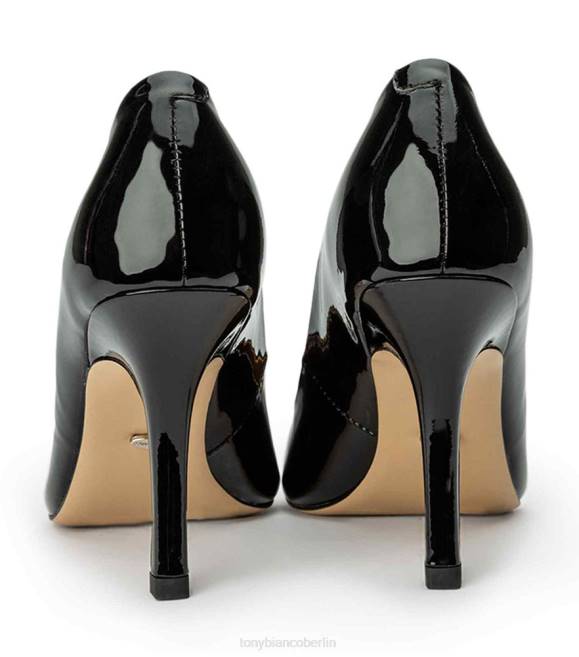 Stöckelschuhe| de Tony Bianco Frauen Kysaia-Absätze schwarzes Lackleder 462497